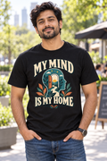 My Mind Is My Home T-Shirt — Vintage Nature Graphic Tee for Mindfulness & Self-Care